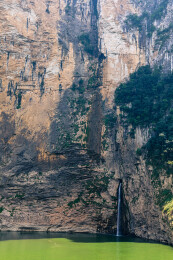 中国湖北恩施野三峡清江大峡谷