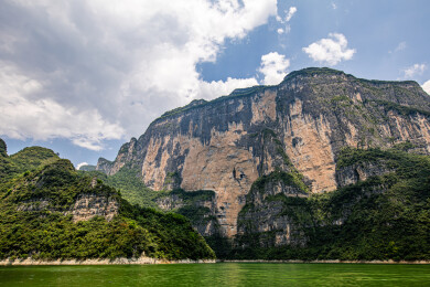 中国湖北恩施野三峡清江大峡谷