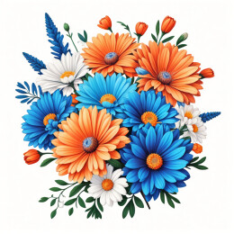 装饰图案花卉绿植花束鲜花插画