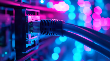 网络光纤通信信息传输背景图