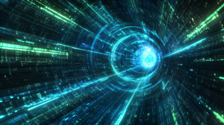 网络光纤通信信息传输背景图