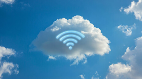 全球卫星通信星地链路概念背景图