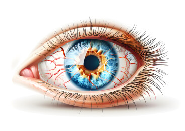 一只眼睛插画模型