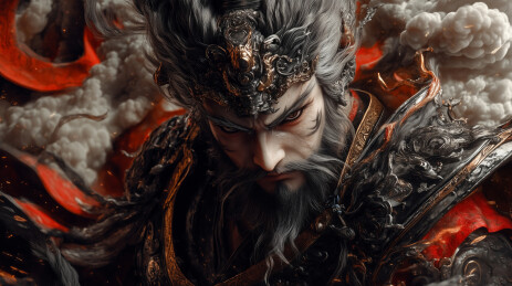 中国风人物立体插画