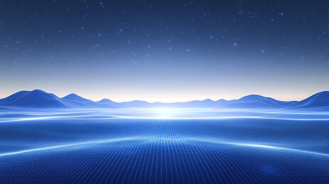 星空自然风光道路平台