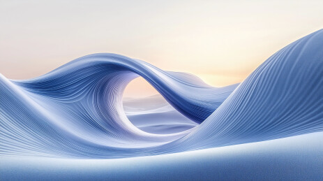 抽象建筑自然风景