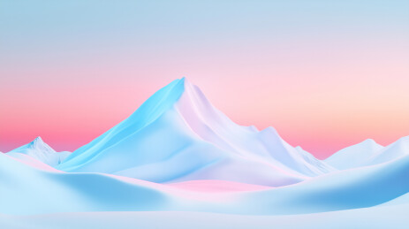 3D卡通艺术山川河流