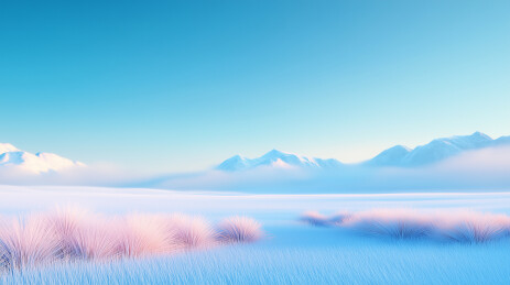 霜降时节田野风景