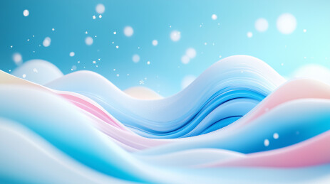 冬日田野被雪覆盖的风景