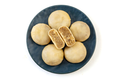 冰皮银耳绿豆饼