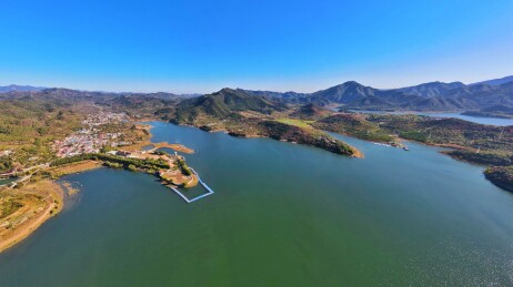 北京金海湖秋景