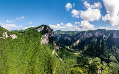 中国湖北恩施鹿院坪景区风光