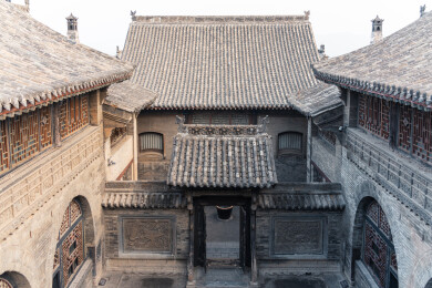 王家大院高家崖敬业堂后院