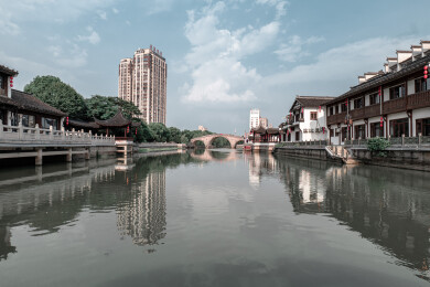 湖州城市风光 水韵湖城