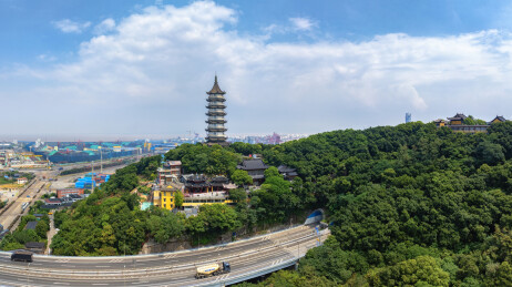 宁波镇海招宝山风景区鳌柱塔