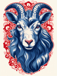 12生肖羊系列插画