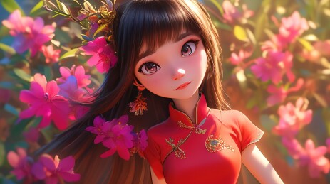 3D女孩