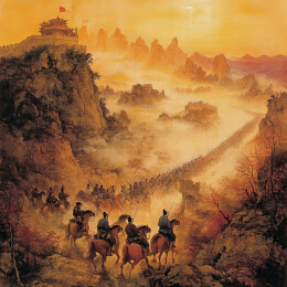 有历史痕迹的字画