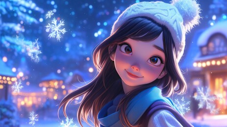 冬天里的女孩