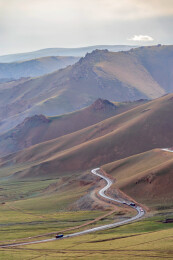 中国新疆巴音郭楞奎先达坂风光