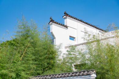 景德镇陶阳里历史旅游风景区徽式建筑与竹