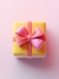 电商购物网购电商元素3D可爱礼盒礼品盒