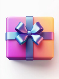 电商购物网购电商元素3D可爱礼盒礼品盒