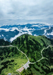 中国湖北神农架神农顶景区风光