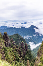 中国湖北神农架神农顶景区风光