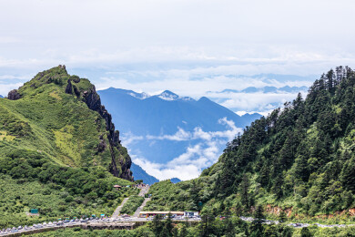 中国湖北神农架神农顶景区风光