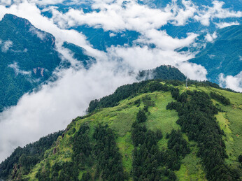 中国湖北神农架神农顶景区风光