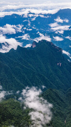 中国湖北神农架神农顶景区风光
