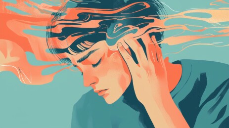 思索的男性艺术肖像