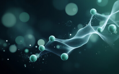 三维效果的生物科技背景