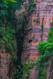 河南安阳市林州太行山万仙山景区郭亮村峡谷