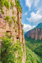 河南安阳市林州太行山万仙山景区郭亮村峡谷
