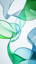 3D渲染透明玻璃背景