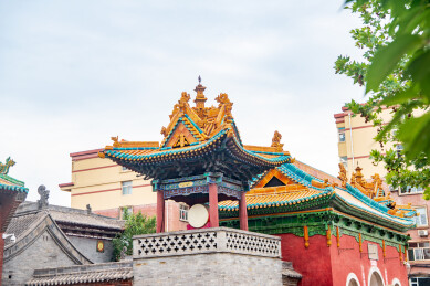 山西晋城介休后土庙古建筑