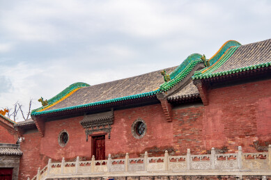 山西晋城介休后土庙古建筑