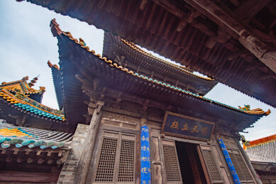 山西晋城介休后土庙古建筑
