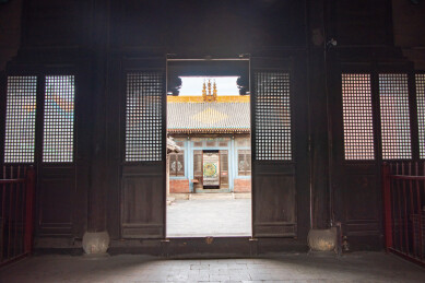 山西晋城介休后土庙古建筑