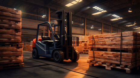 现代化物流仓库