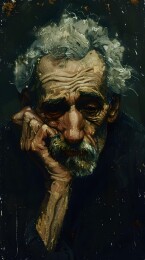 沧桑老人肖像