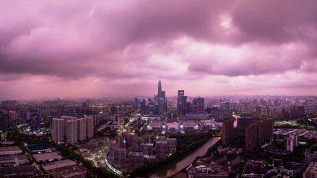 宁波三江口航拍