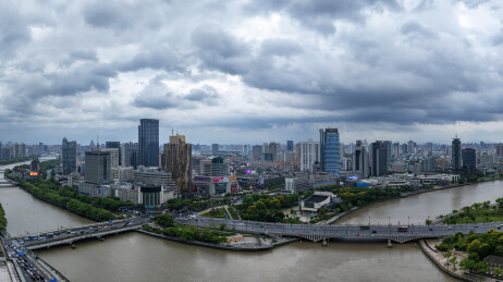 宁波三江口航拍