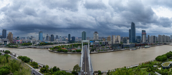 宁波三江口航拍