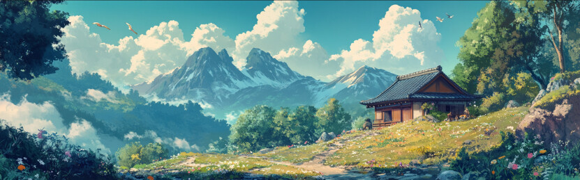 日系漫画场景