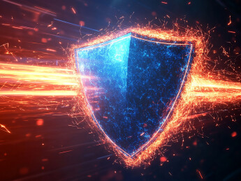 盾牌防御进攻防火墙信息安全概念配图