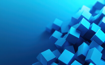 蓝色背景的全帧拍摄