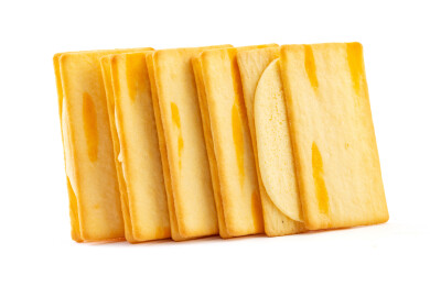 西麦柠檬味夹心燕麦薄脆饼干